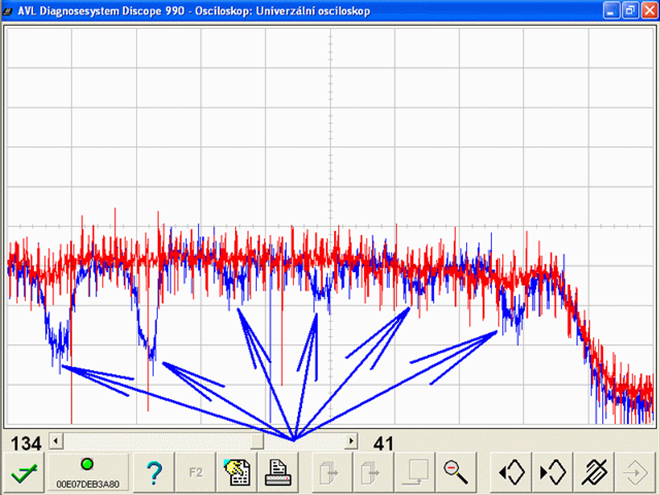 O2S idle signals before repair