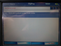 Tato závada se načetla až po 3 testovacích jízdách