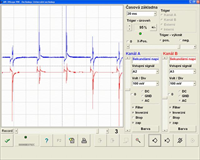 sekundární napětí - výpadky