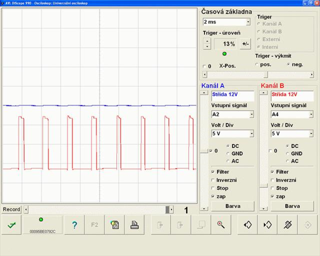 nastavovač volnoběhu