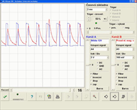 nastavovač volnoběhu - proud