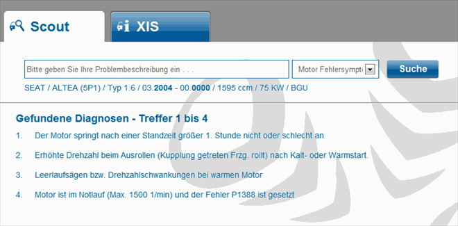 Scout od AVL DiTEST - trefa 
