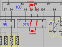 Pic. 2: FCD - wiring diagram for alternate testing of pump CAN
