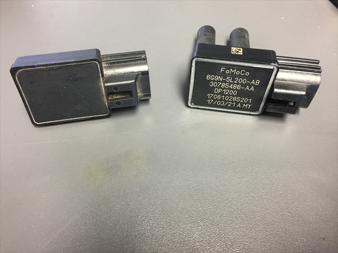 DPS sensor - left No Name; right OEM Ford
