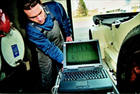 Bild 5: Die Einstellung wurde mit der Technik eines AVL DiScope 990 durchgeführt