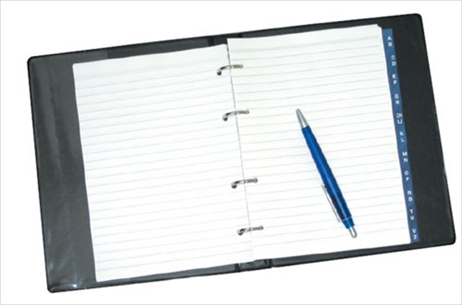Simple ring type notepad has its advantages