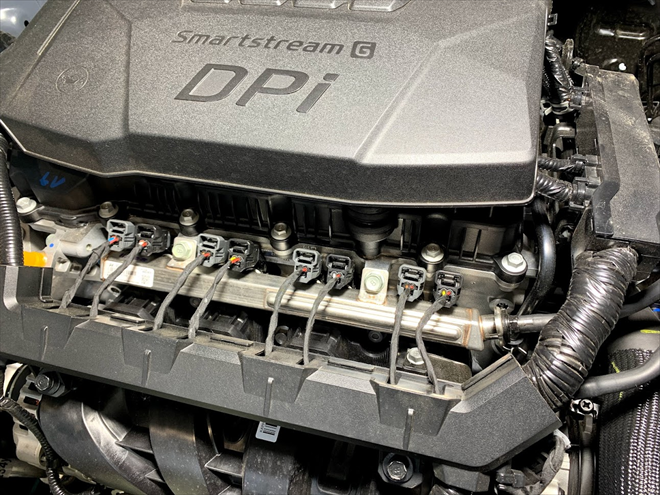 "Double Port Injection" v motorech Smart Stream  od Hyundai