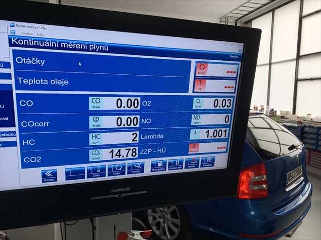 Exhaust gas emissions behave strangely, but logically