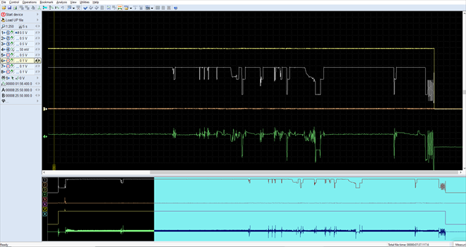 After inspecting all the connections the EGR position nervousness disappeared