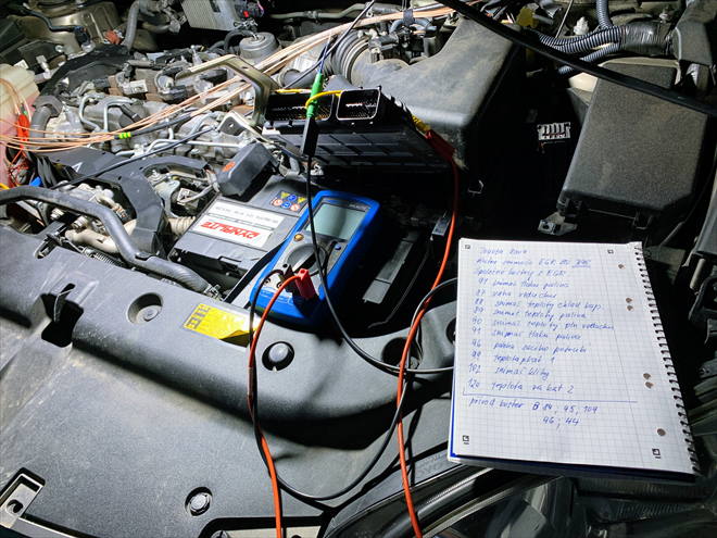 The DPF filter is monitored by the engine ECU