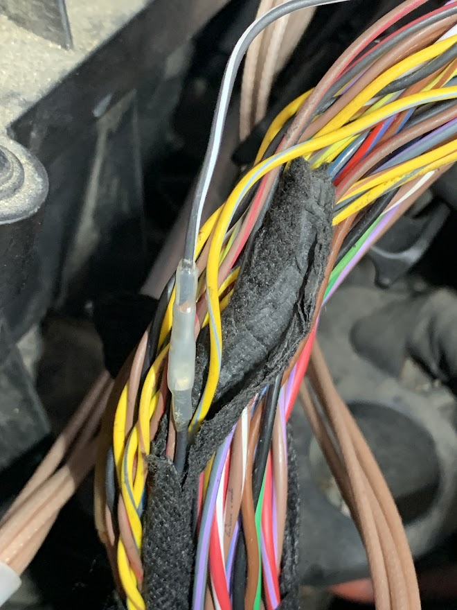 Kabel zum KW Sensor wurden repariert 