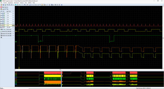 First recording and the engine stalled
