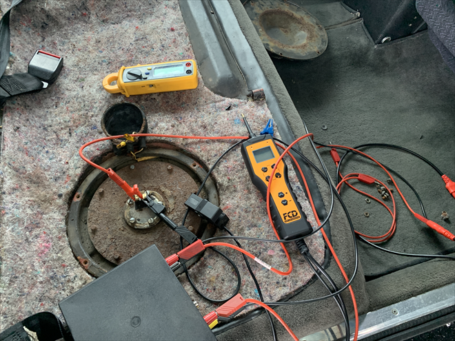The fault was revealed by restricting the power of the fuel pump