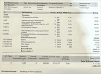 Estimated repair costs at an authorised BMW workshop