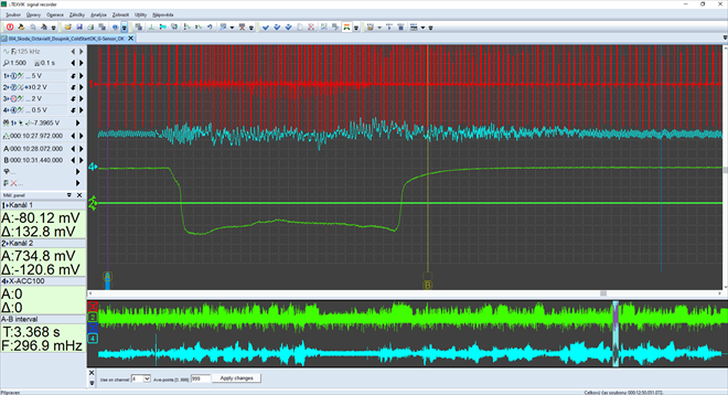Akcelerometr + lambda sonda